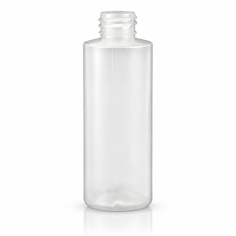 2 oz Natural-Colored 20-410 LDPE Cylinder Round Plastic Bottle