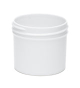 2oz White 53-400 PP Regular Wall Straight Plastic Jar