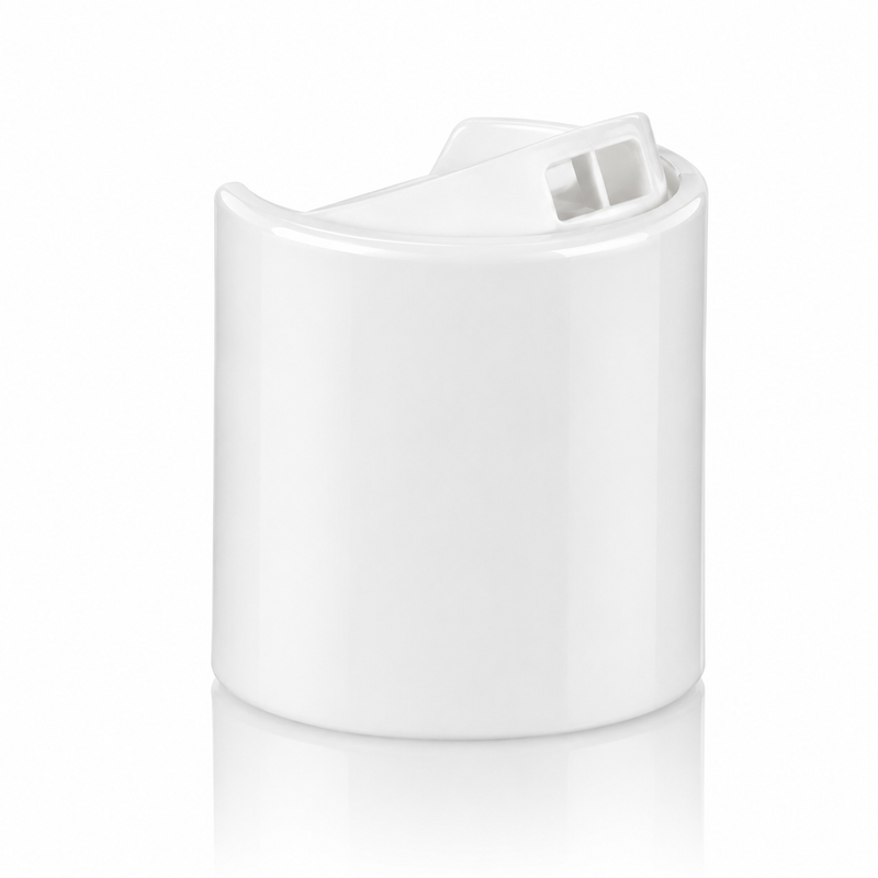 20-410 White Smooth Disc Top Cap (.288" Orifice)