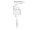 24-410 White Ribbed Lotion Pump with a 6" Dip Tube