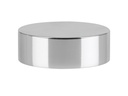 48-400 Silver Smooth ABS Metallized Cap Extra Tall (Foam Liner)
