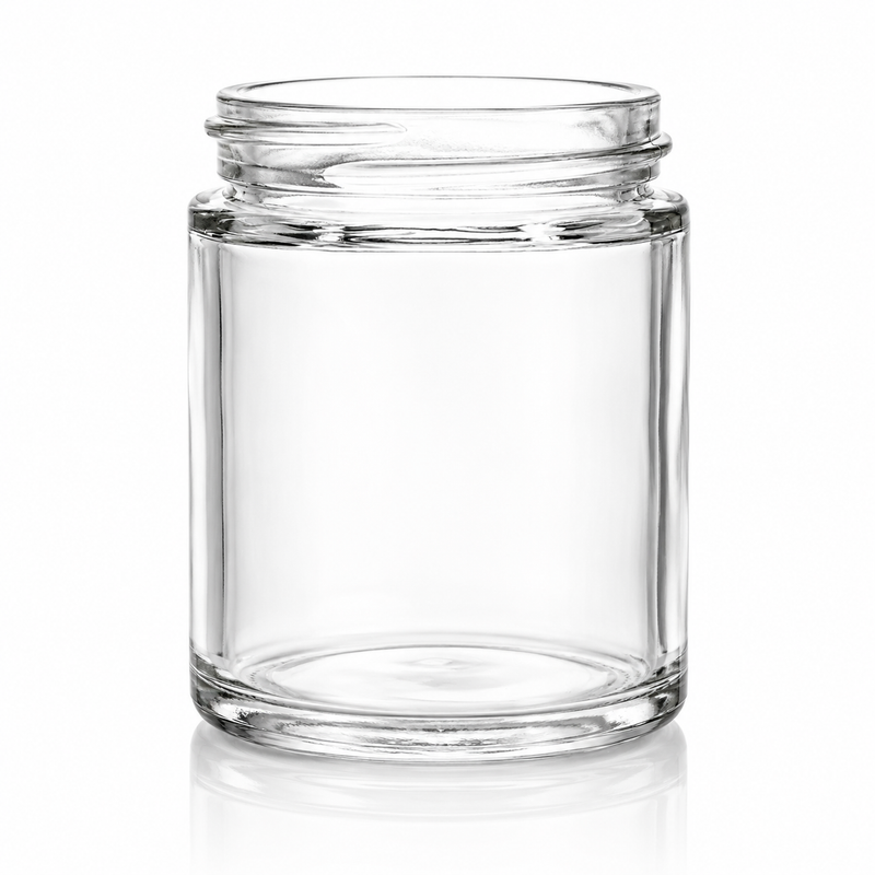 2 oz Clear 48-400 Glass Jar