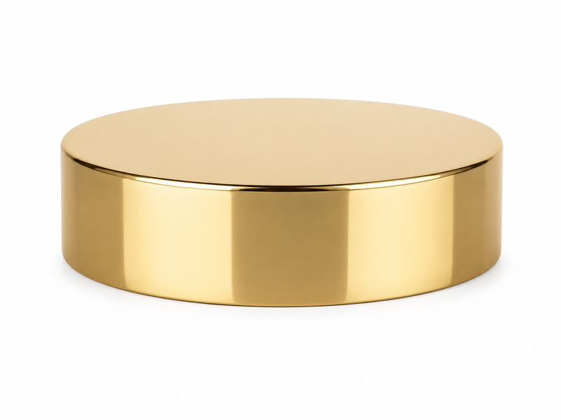 58-400 Gold Smooth Skirt Cap (Foam Liner)