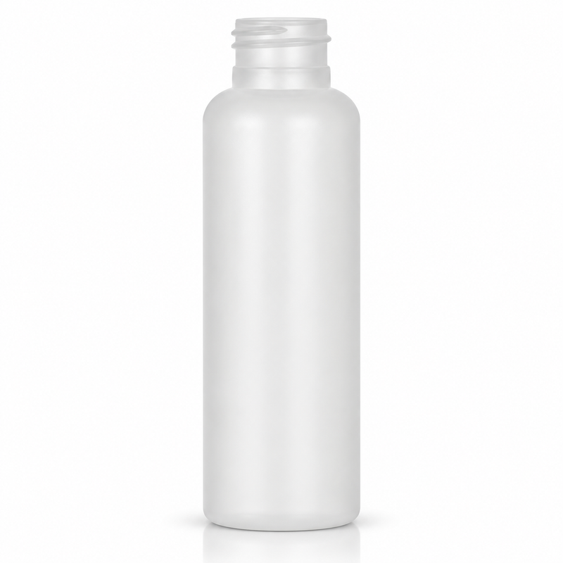 3 oz Natural-Colored 24-410 Bullet Round HDPE Plastic Bottle
