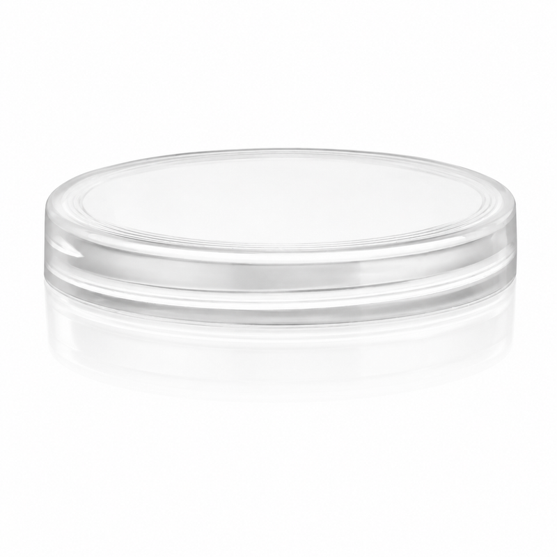 70-400 Natural-Colored Smooth PP Plastic Cap (Foam Liner)