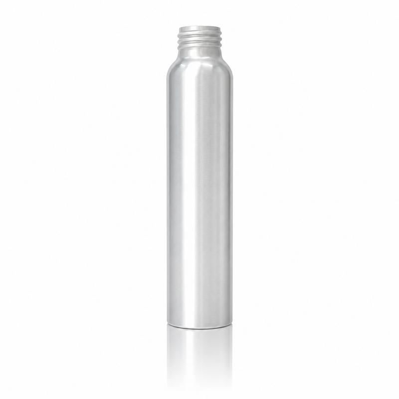 4 oz (120 mL) 24-410 Aluminum Cosmo Round Bottle 35mm x 155mm