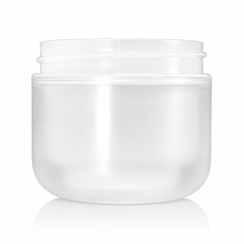2 oz Natural-Colored 58-400 PP Double Wall Plastic Jar