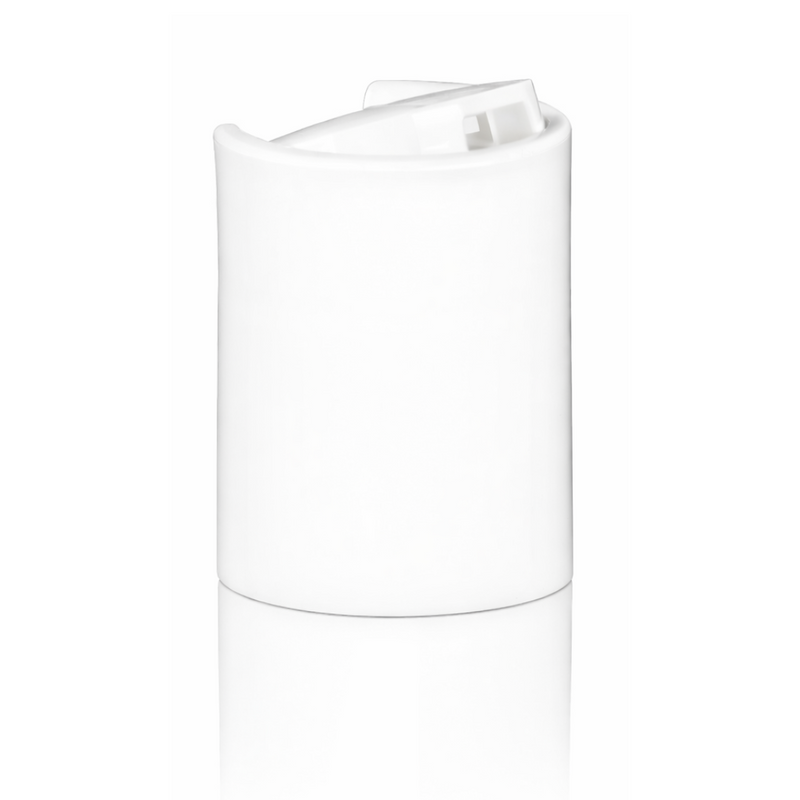 20-415 White Smooth Disc Top Cap (.270" Orifice)