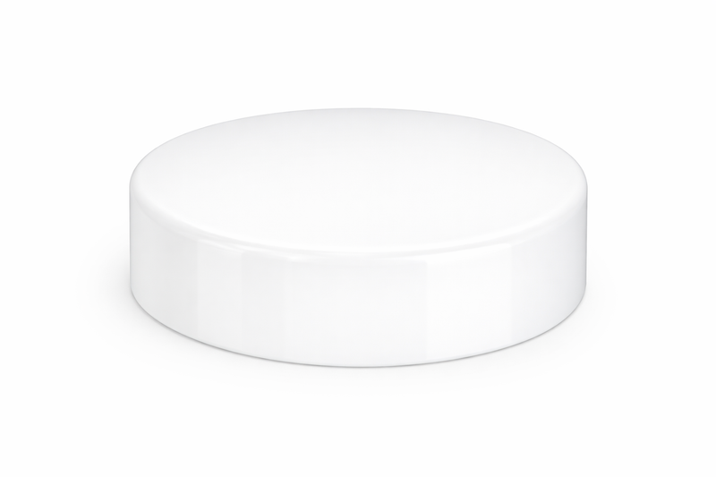 53-400 White Smooth Cap (Linerless)