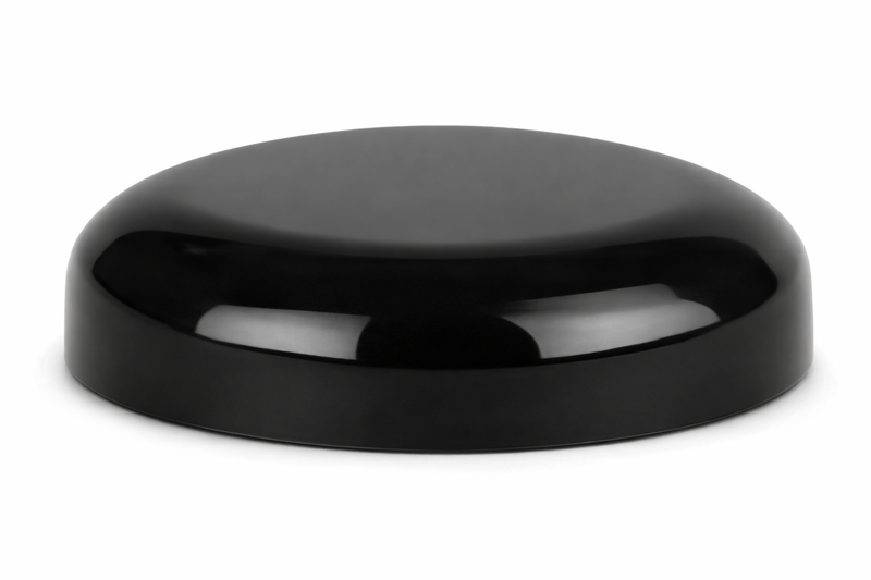 89-400 Black Smooth Dome Cap (No Liner)