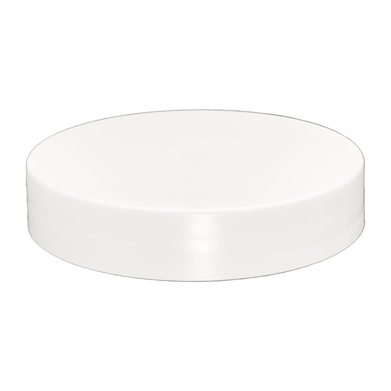 58-400 White Smooth Plastic Cap (No Liner)