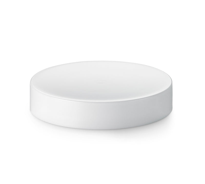58-400 White Smooth Plastic PP Cap (Universal Heat Seal Liner)