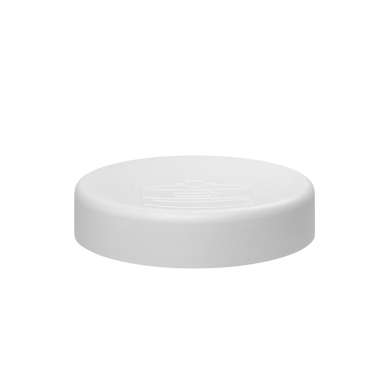70-400 White Smooth Matte Side Child Resistant Closure (Heat Seal Liner)