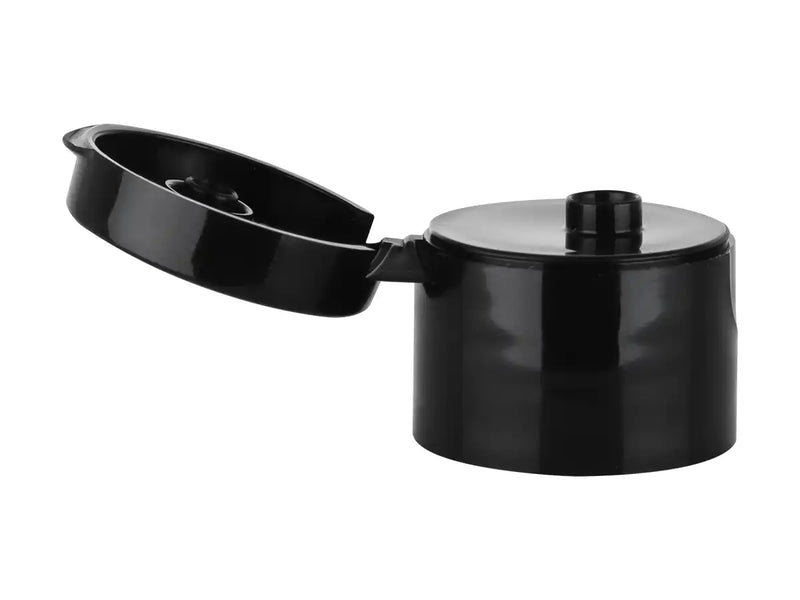 24-410 Black Smooth Snap Top Cap (.187" Orifice)