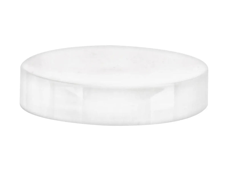 58-400 White Smooth Plastic Cap (No Liner)
