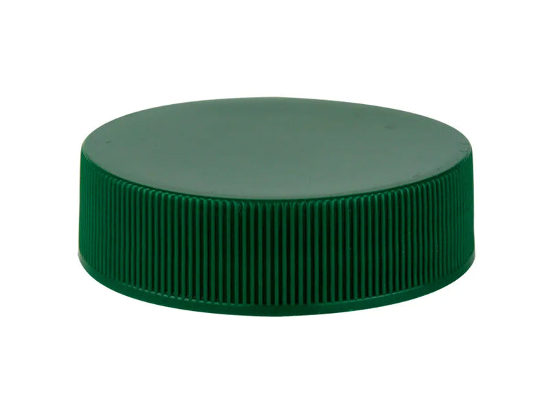 38-400 Green Ribbed Plastic Cap (Universal Heat Induction Seal)