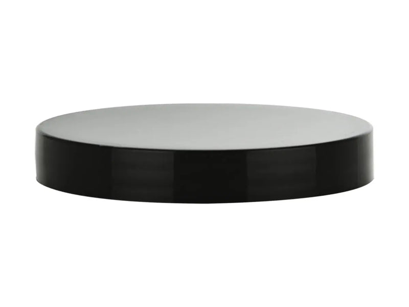 70-400 Black Smooth Plastic Cap (No Liner)
