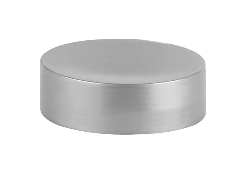 38-400 Silver Smooth Plastic Cap (Pressure Sensitive Liner)