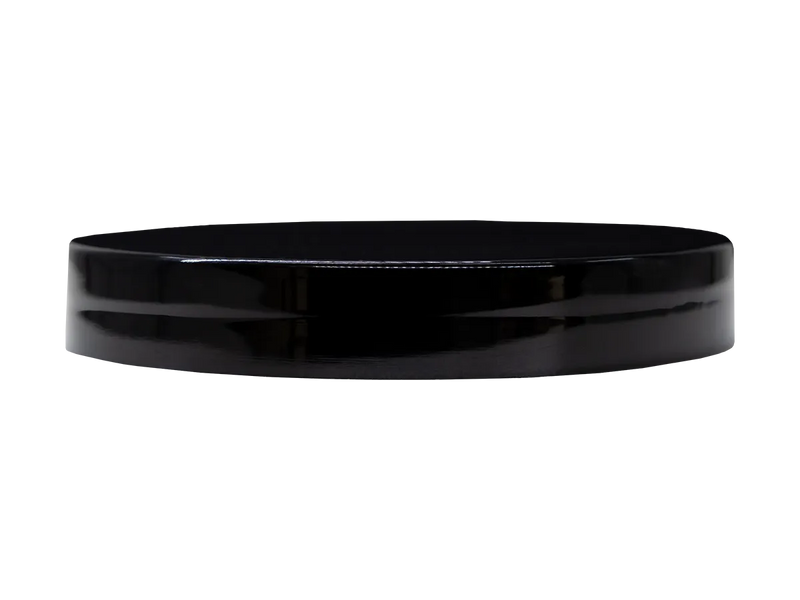 89-400 Black Smooth Plastic Cap (Foam Liner)