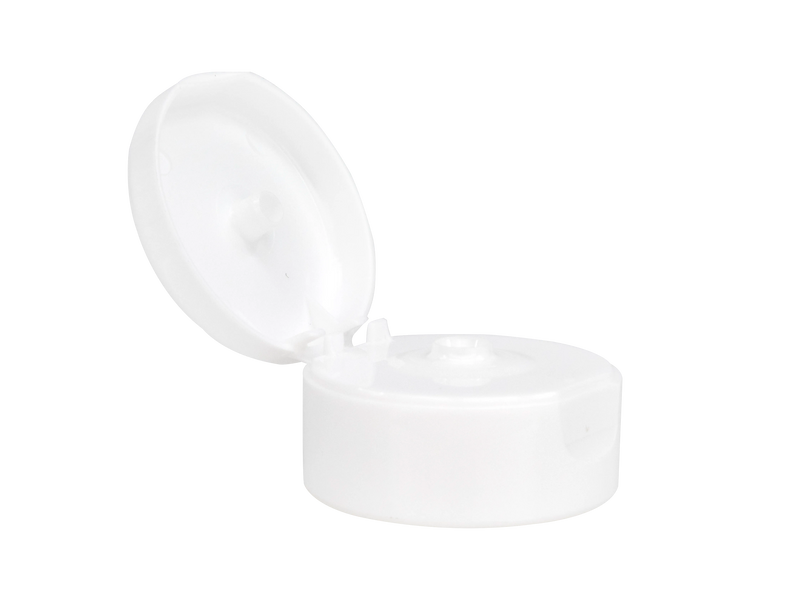 22-400 White Smooth Plastic Snap Top Cap (0.244 orifice)