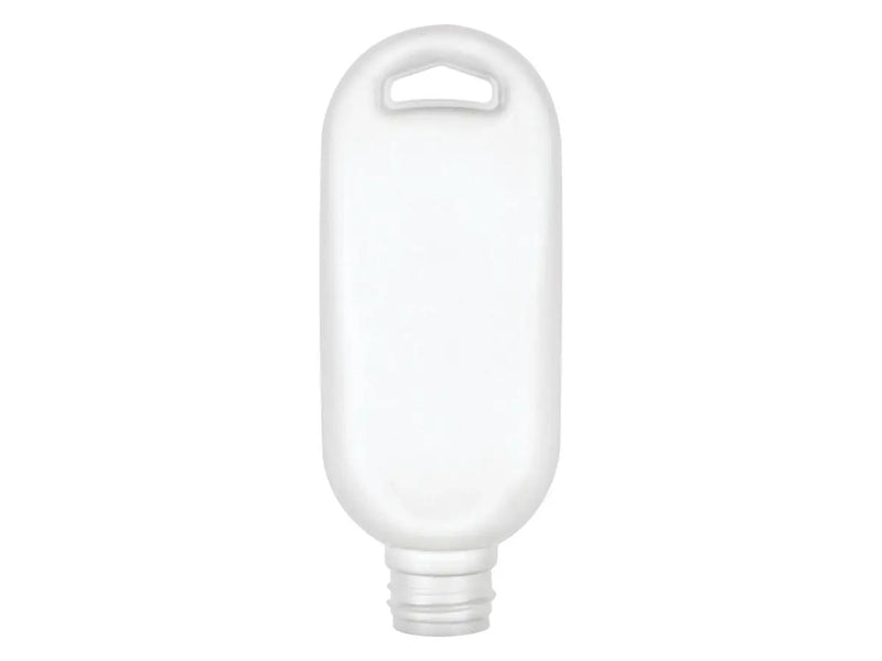 50mL 20-410 White HDPE Bottle Tottle Style Tube with Hole for Lanyard
