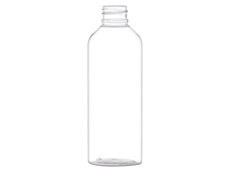 100ml Clear 20-410 Cosmo Round PET Plastic Bottle
