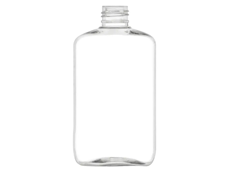 8oz Clear 24-410 PET Oblong Plastic Bottle