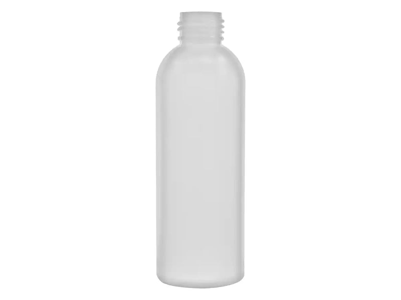 5oz Natural-Colored 24-410 HDPE Cosmo Round Plastic Bottle