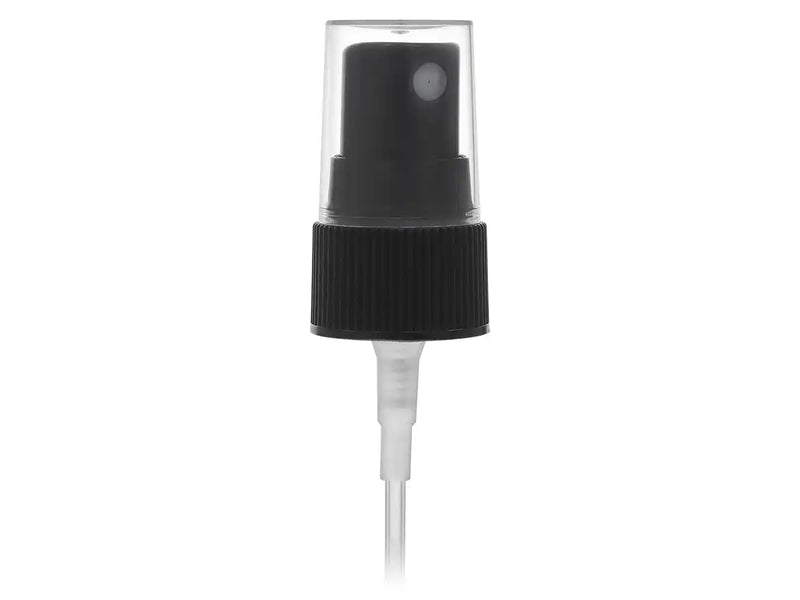 20-400 Black Ribbed Fine Mist Sprayer 3.75" Dip Tube