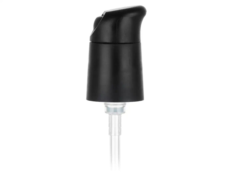 20-410 Black Matte Cosmetic Treatment Pump (5.25" dip tube, 230mcl Output)