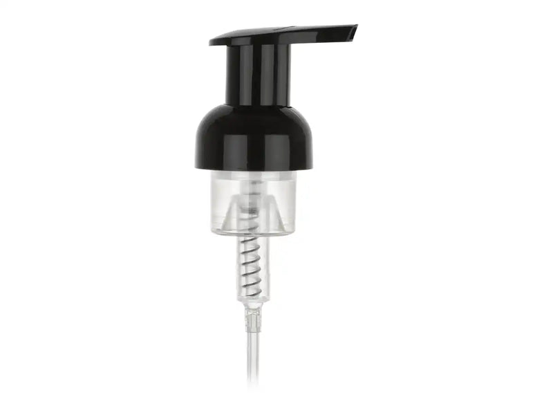 40mm Black Foamer Pump Lock Up Head (5.875" Dip Tube)