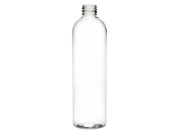 6 oz Clear 20-410 PET Cosmo Round Plastic Bottle