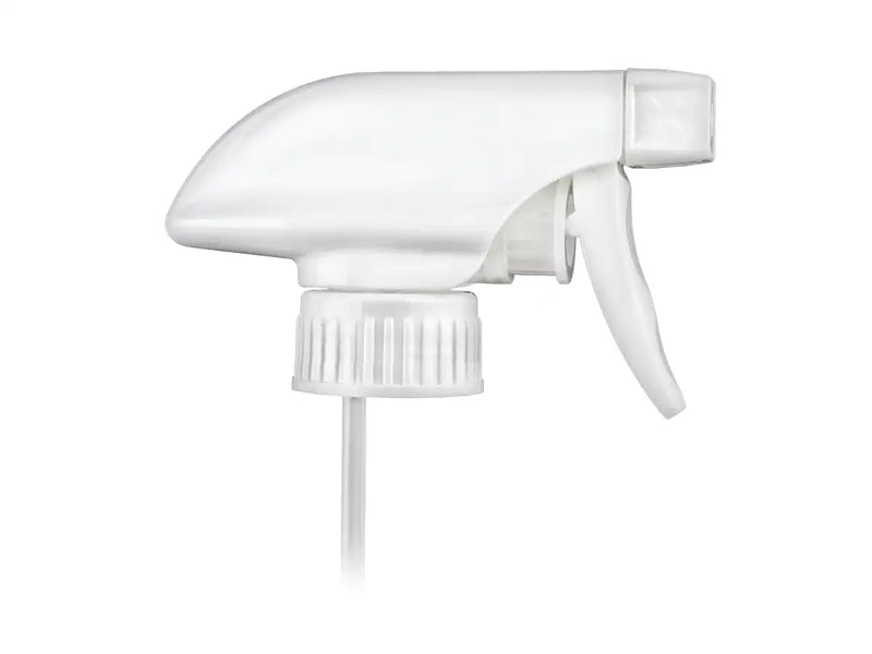 28-400 White Trigger Sprayer Spray/Stream/Off (9.25" Dip Tube, 1.1cc)