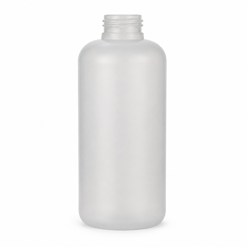 4 oz Natural-Colored 24-410 HDPE Boston Round Bottle