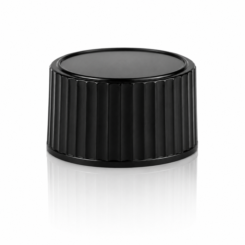 20-400 Black Phenolic Ribbed Cap (Cone Liner)