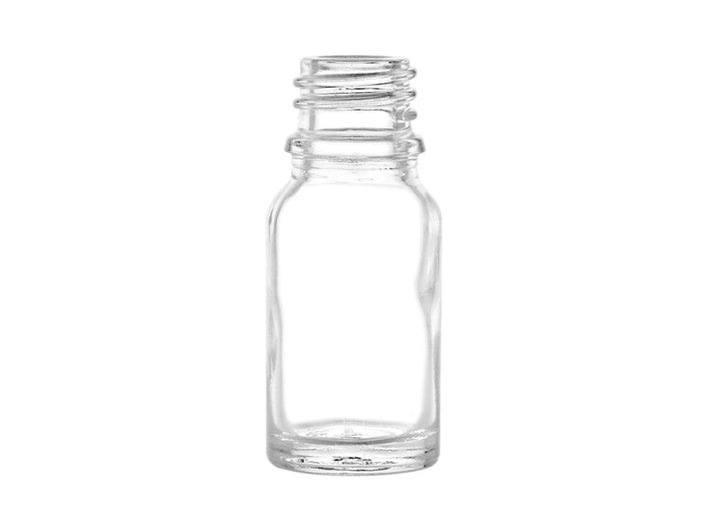 12 mL 18mm flint Euro Dropper Glass Boston Round