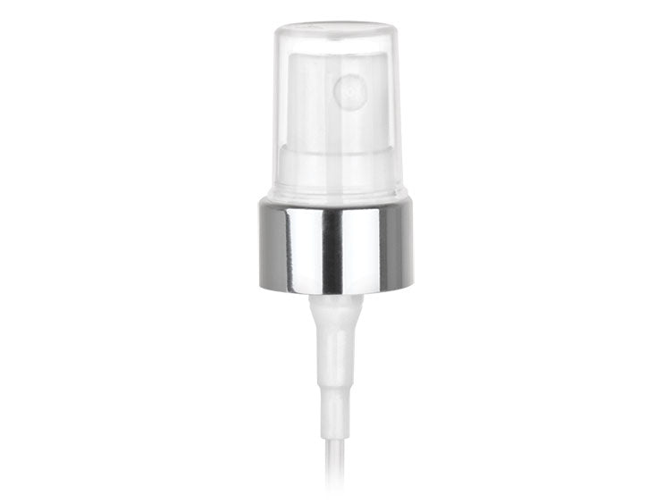 18-400 White/Silver Smooth Fine-Mist Sprayer (2.5625" Dip Tube)