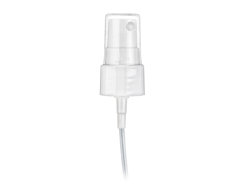 20-400 White Smooth Fine Mist Sprayer 3.5625" Dip Tube