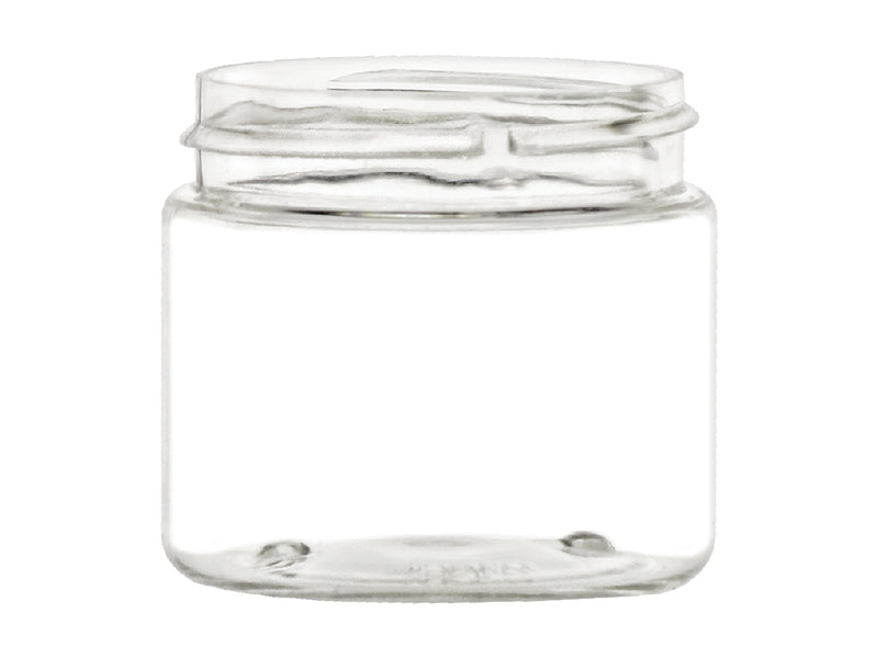 2 oz Clear 48-400 PET Plastic Jar