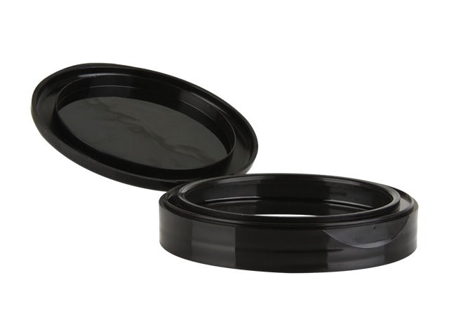 89-400 Black Smooth Display Snap Top Closure (2.875" Orifice)