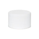 24-410 White Ribbed Plastic Cap (PE Foam)