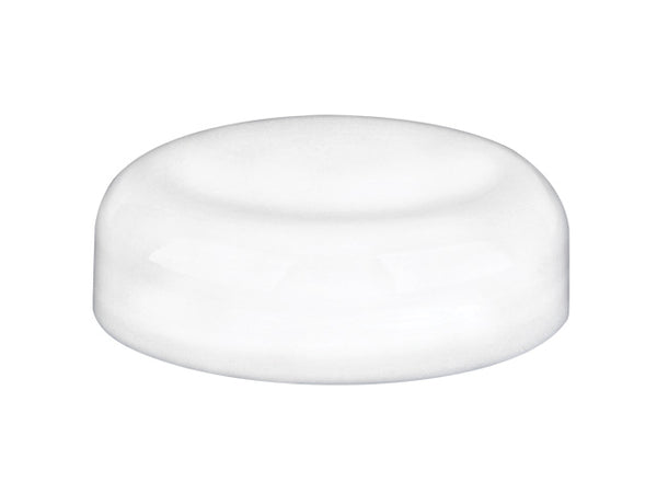 48-400 White Smooth Dome Cap (Linerless)