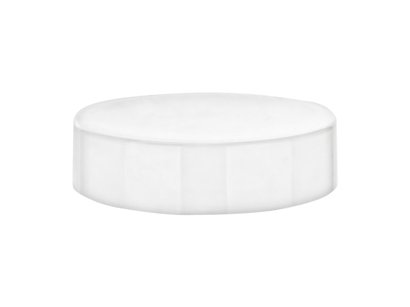 38-400 Smooth White Plastic Cap (.030" F-217 Foam Liner)