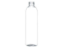 8 oz Clear 24-410 PET Cosmo Round Plastic Bottle 100% PCR