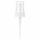 22-400 White Fine Ribbed Fine Mist Sprayer 4.3125" Dip Tube (.18ml)