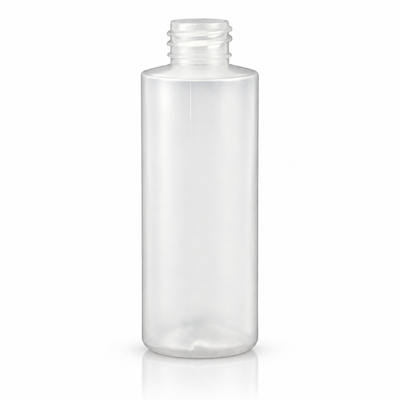 2 oz Natural-Colored 20-410 LDPE Cylinder Round Plastic Bottle