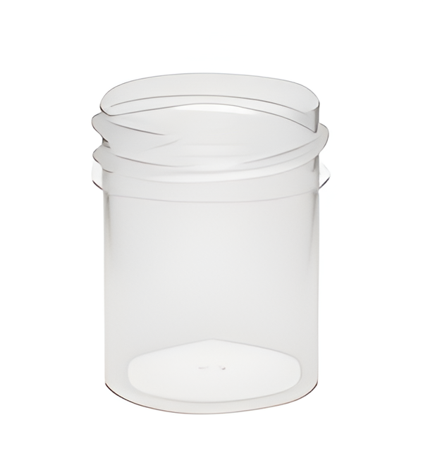 1/2 oz Natural-Colored 33-400 Polypropylene (PP) Single Wall Plastic Jar