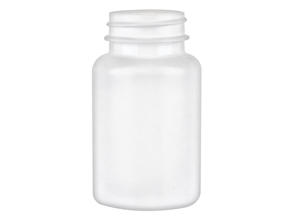 100 cc White 38-400 HDPE Plastic Pill Packer Bottle