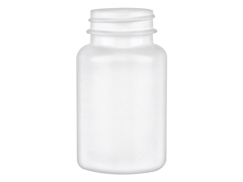 100 cc White 38-400 HDPE Plastic Pill Packer Bottle