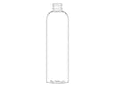 12 oz Clear 24-410 Cosmo Round PET Plastic Bottle